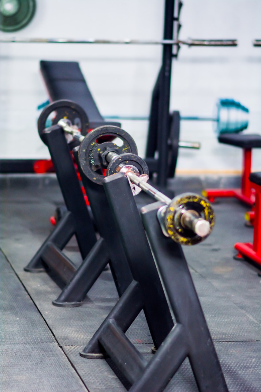 Free weights section